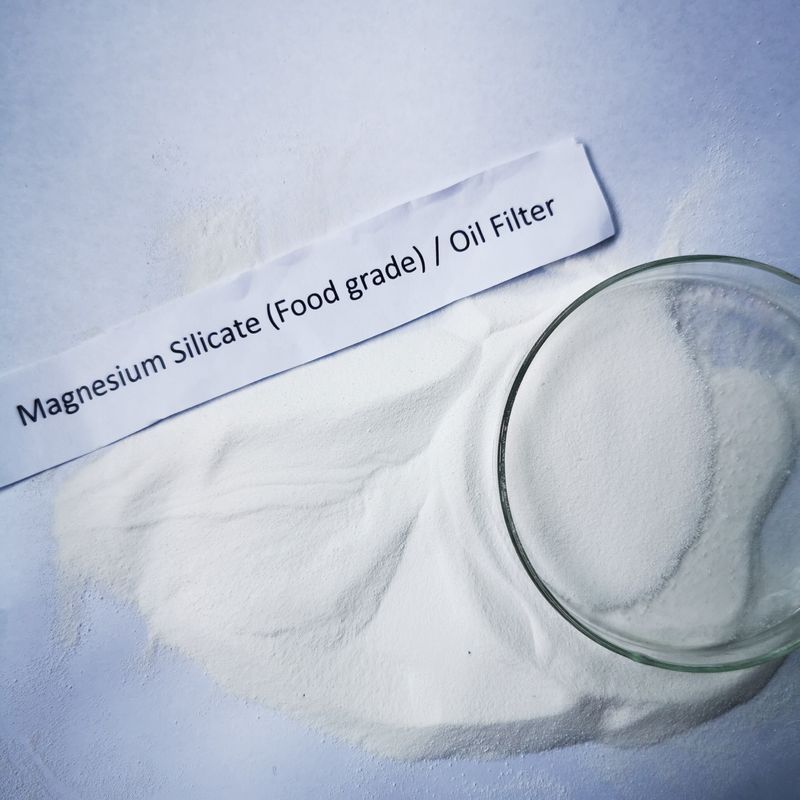 Magiê Silicate Oil Filter Powder Dạng hạt trắng cho thực phẩm chiên